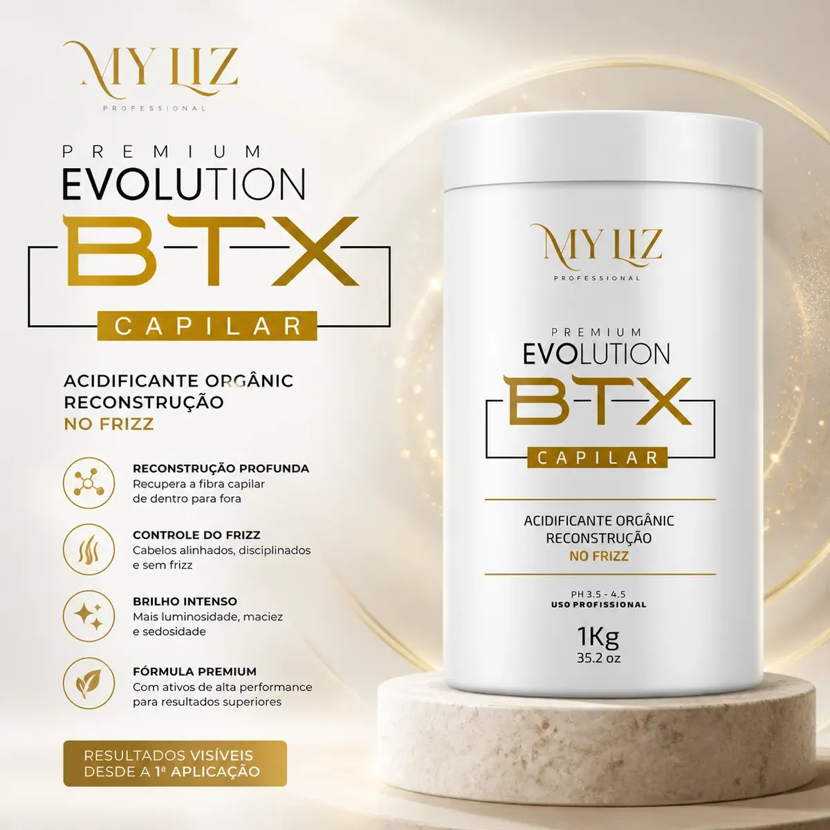 Lâmina oficial Premium Evolution BTX Capilar 1Kg