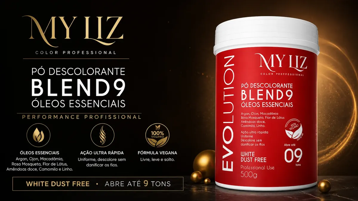 Lâmina oficial Pó Descolorante Blend 9 White Dust Free