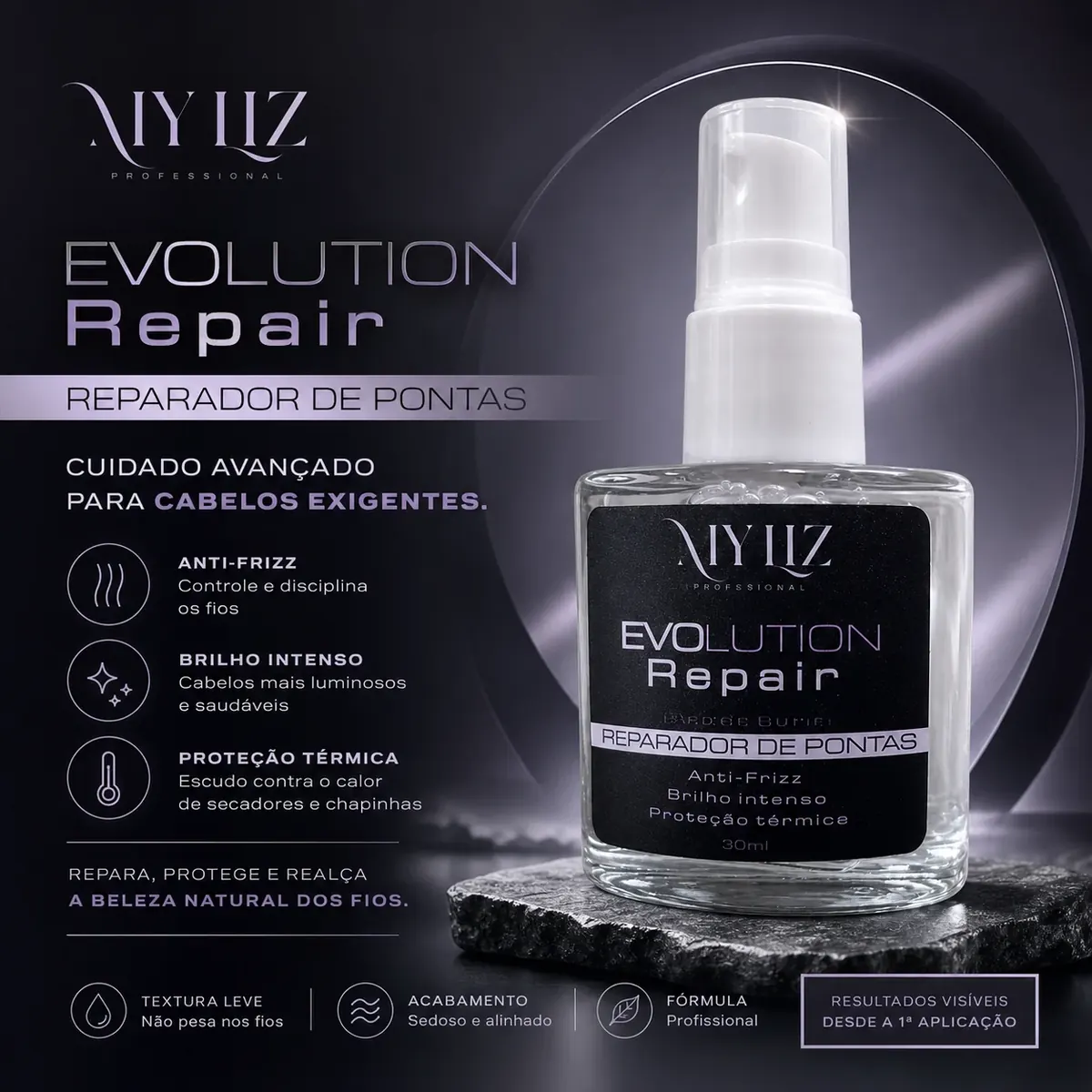 Lâmina oficial Evolution Repair Reparador de Pontas 30ml