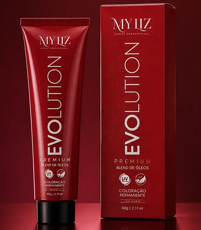 MY LIZ Evolution Premium Coloração Permanente 60g com Blend de Óleos