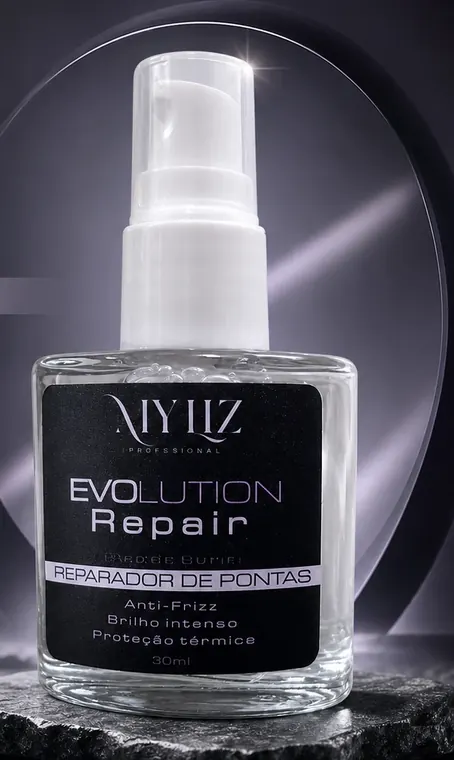 MY LIZ Evolution Repair Reparador de Pontas 30ml — Anti-Frizz, Brilho Intenso e Proteção Térmica